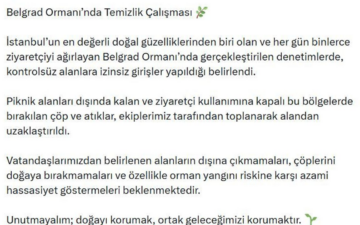 Belgrad Ormanı Çöp Seferberliği