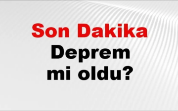 Muğla deprem