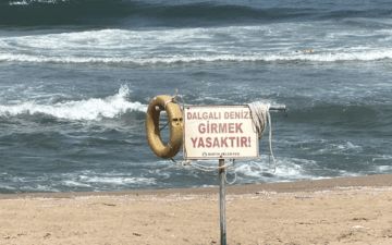 denize girme yasak